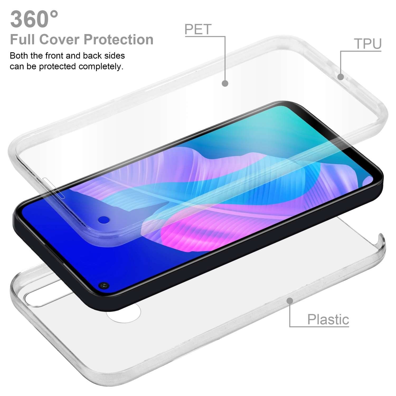 Cadorabo Handyhülle für Huawei P40 LITE E Hülle Huawei P40 LITE E, Flexible Case Handy Schutzhülle - Hülle - Back Cover 360° Grad