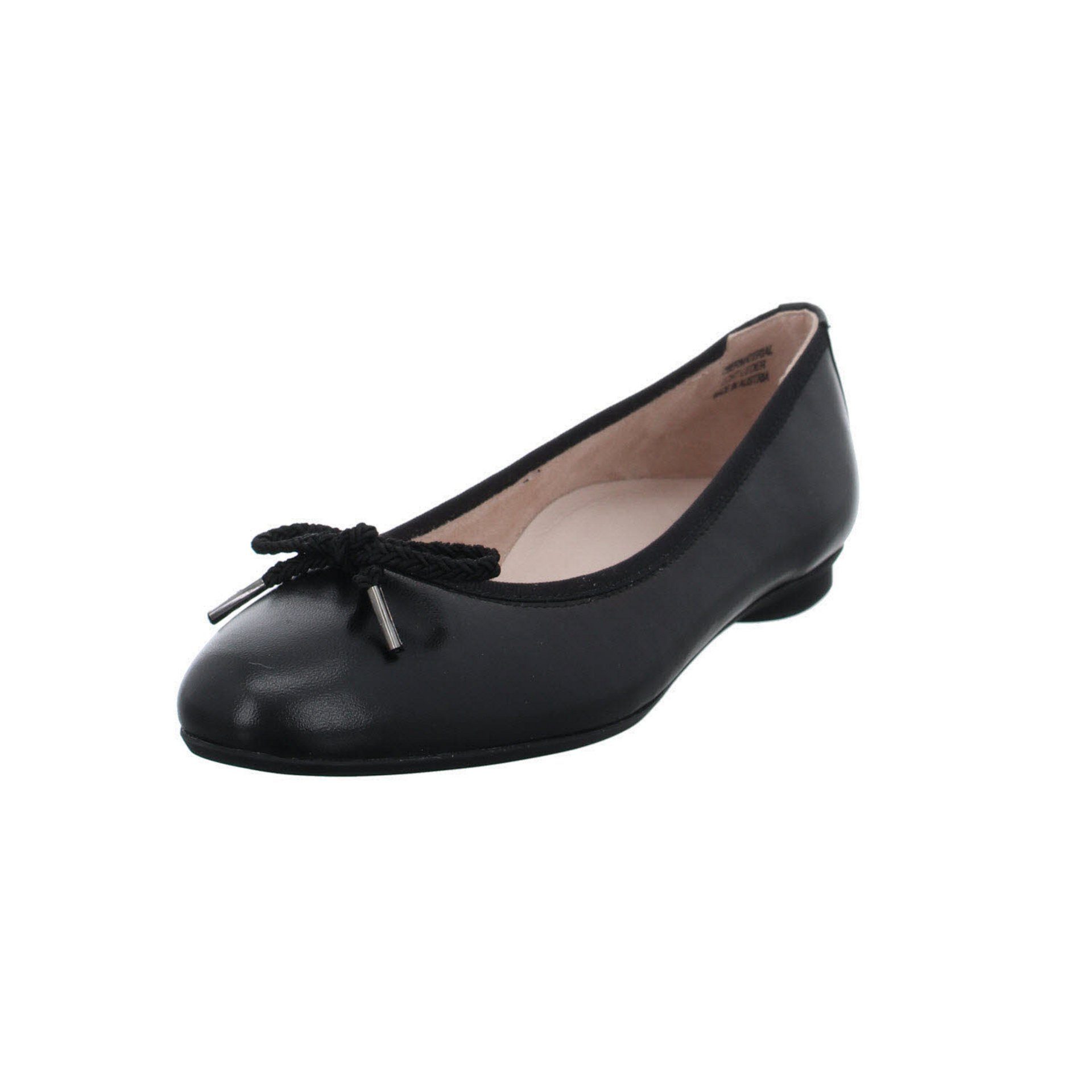 Paul Green Ballerinas Schuhe Ballerina Flats Bequem Ballerina Glattleder schwarz dunkel