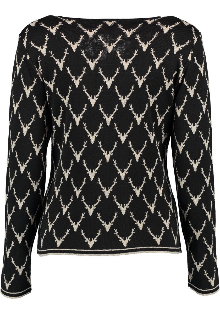 OS Trachten Strickjacke Ewipe Tailliert, lang geschnitten, Rundhals, Allove günstig online kaufen