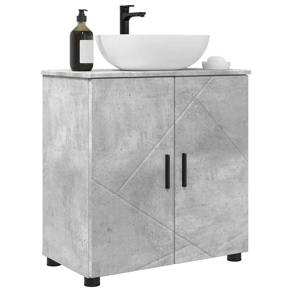 vidaXL Badezimmerspiegelschrank Badezimmer Schrank Betongrau 61 günstig online kaufen