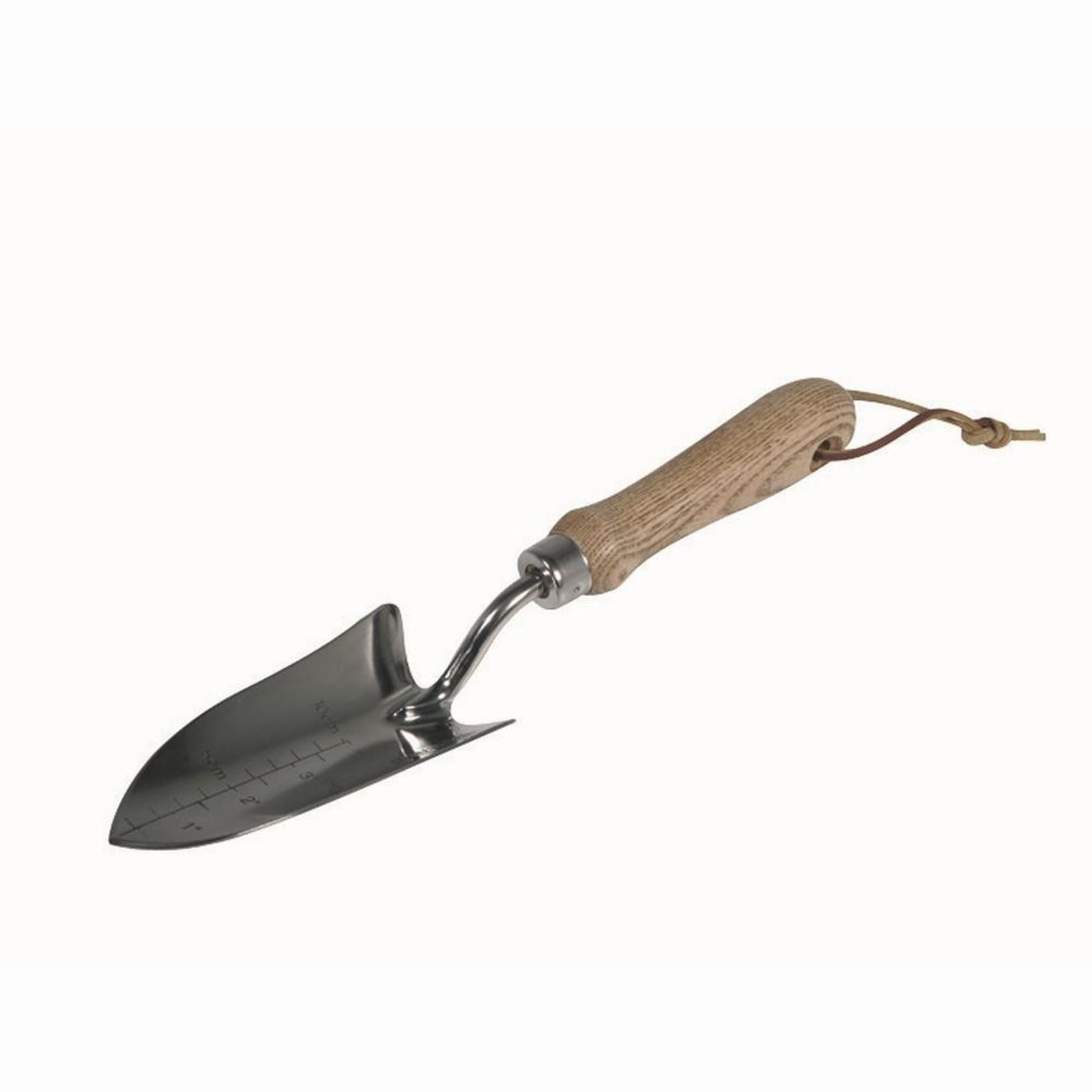 Siena Garden Schaufel Pflanzkelle ClassicLine mit Skalierung Edelstahl mit Holzgriff