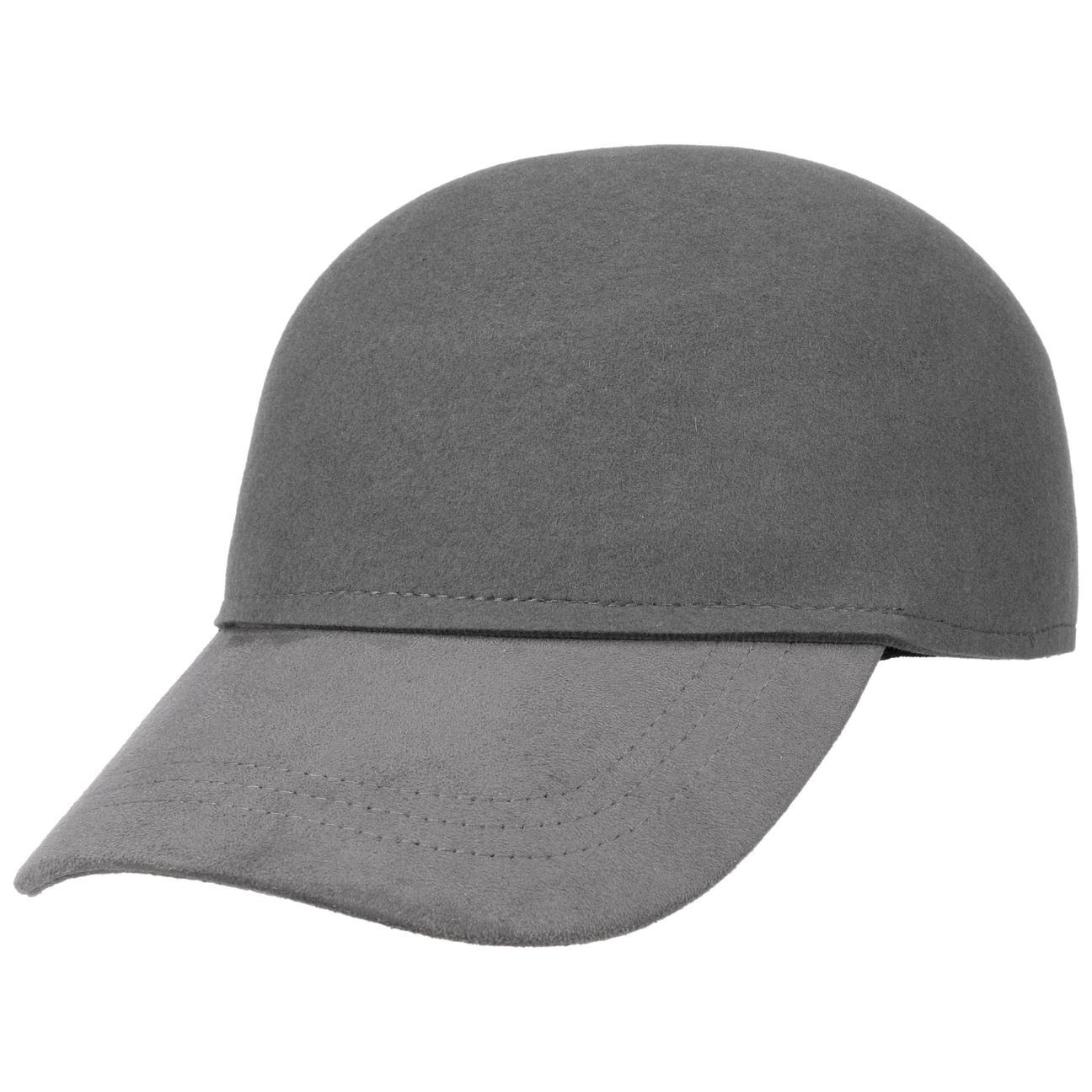 Kangol Baseball Cap (1-St) Basecap Metallschnalle, Made in USA dunkelgrau