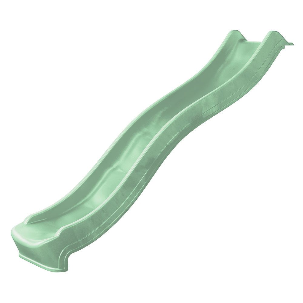 Wickey Rutsche Flow – 220 cm Rutsche mit Wasseranschluss für abenteuerlustige Kinder, (Kompakte Kinderrutsche mit viel Spaß - Maximales Benutzergewicht 50 kg, Ergonomische Wellenform - Kindgerecht geformt – ideal für Kleinkinder), Wetterfest & farbstabil
