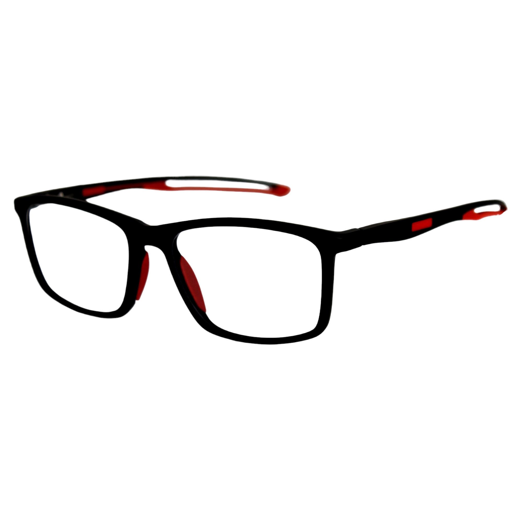 LUXXADA Sonnenbrille (PC Brille Damen Computerbrille Herren Blaulicht Filter Leichtgewicht, Rechteckige Anti Blue Light Brille mit Brillenbeutel) Anti Blue Light Brille Leichtes Kunststoff Gestell mit Federgelenke