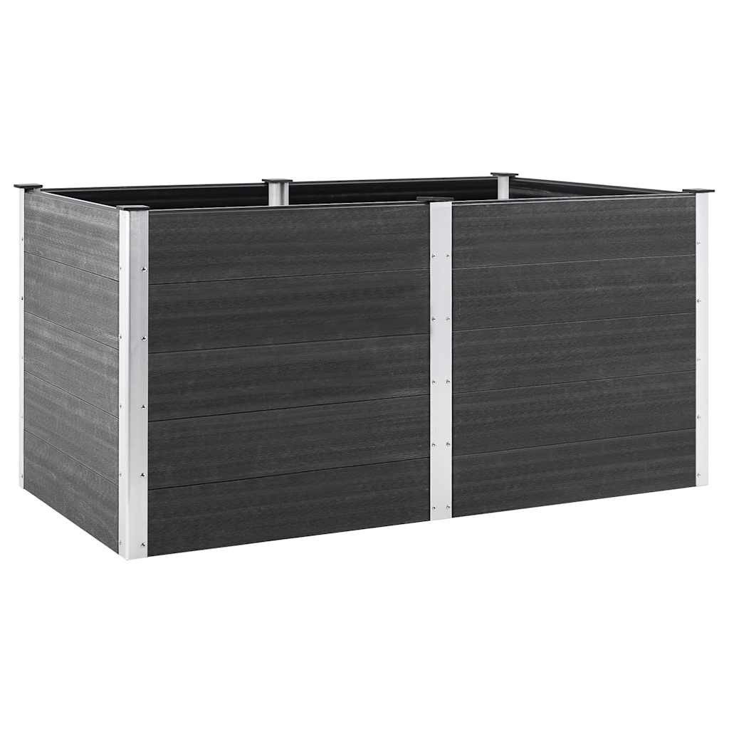 vidaXL Hochbeet Garten-Hochbeet 200x100x91 cm WPC Grau (1 St)