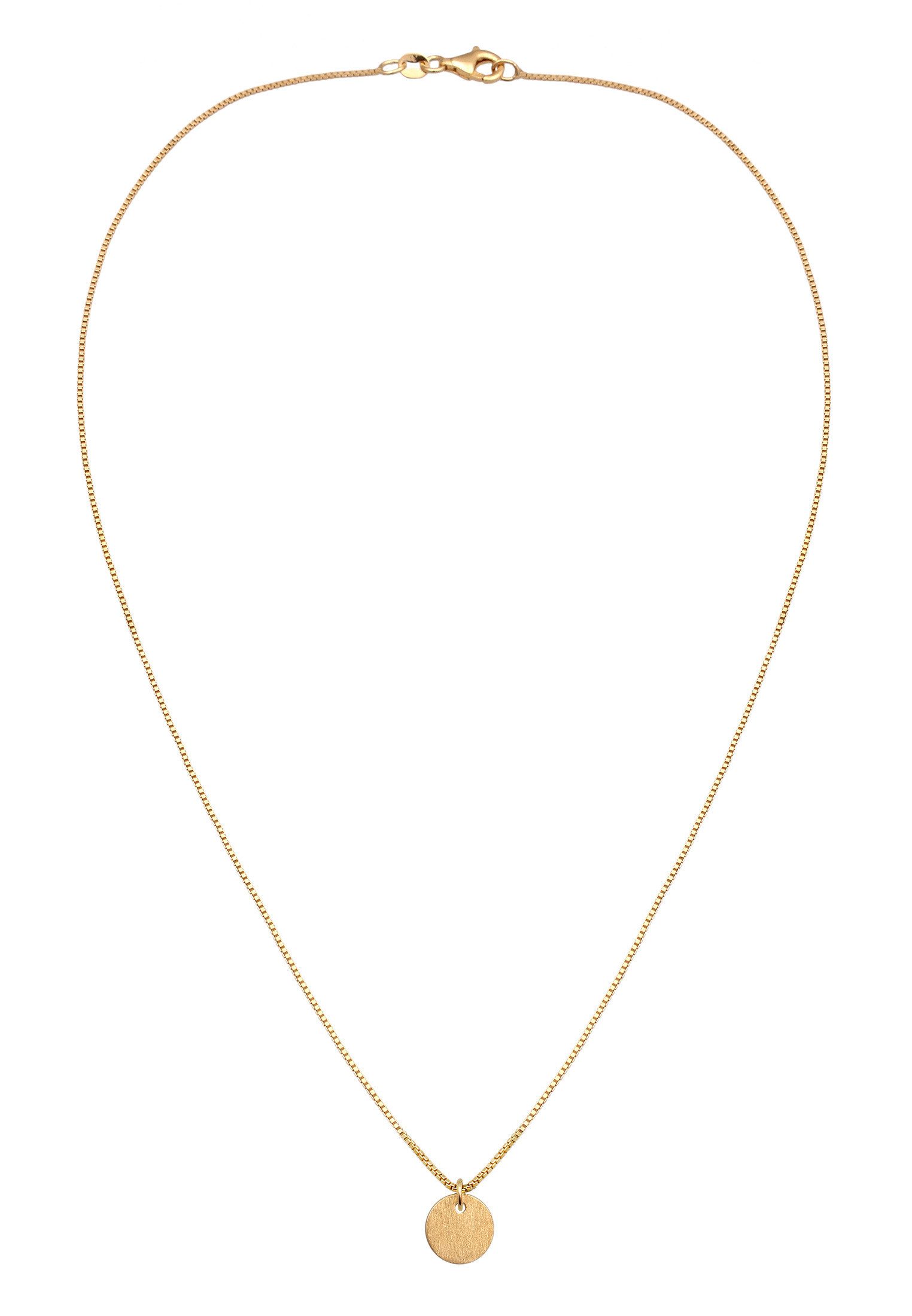 Elli Kette mit Anhänger Plättchen Anhänger günstig online kaufen