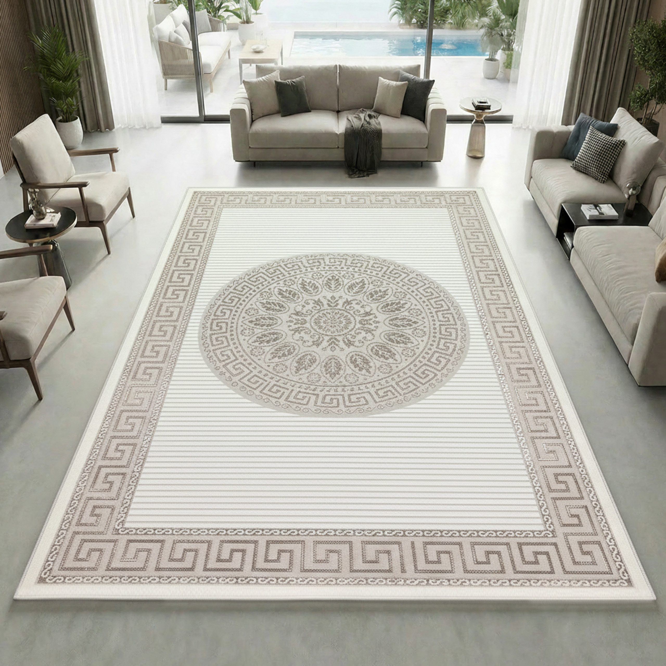 TeppichHome24 Teppich Teppich Designer Teppich in verschiedenen Farben, rechteckig, Höhe: 8 mm, pflegeleicht, robust, langlebig