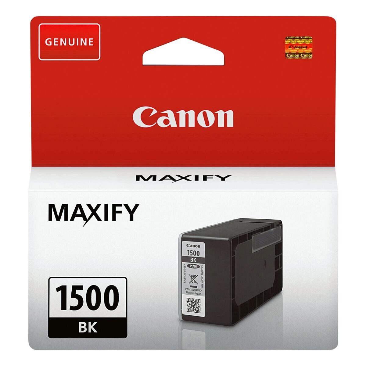 Canon PGI-1500 BK Tintenpatrone (1-tlg., Original Druckerpatrone, schwarz)