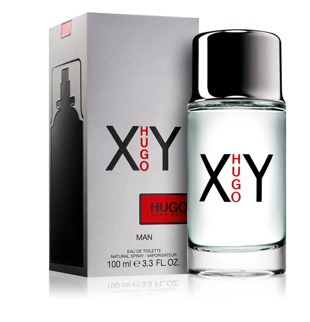 BOSS Eau de Parfum Hugo XY Eau de Toilette Spray Fragrance Parfum Men Versiegelt 100ML, Technologie „Time Release“ den Duft nur allmählich verfliegen lässt