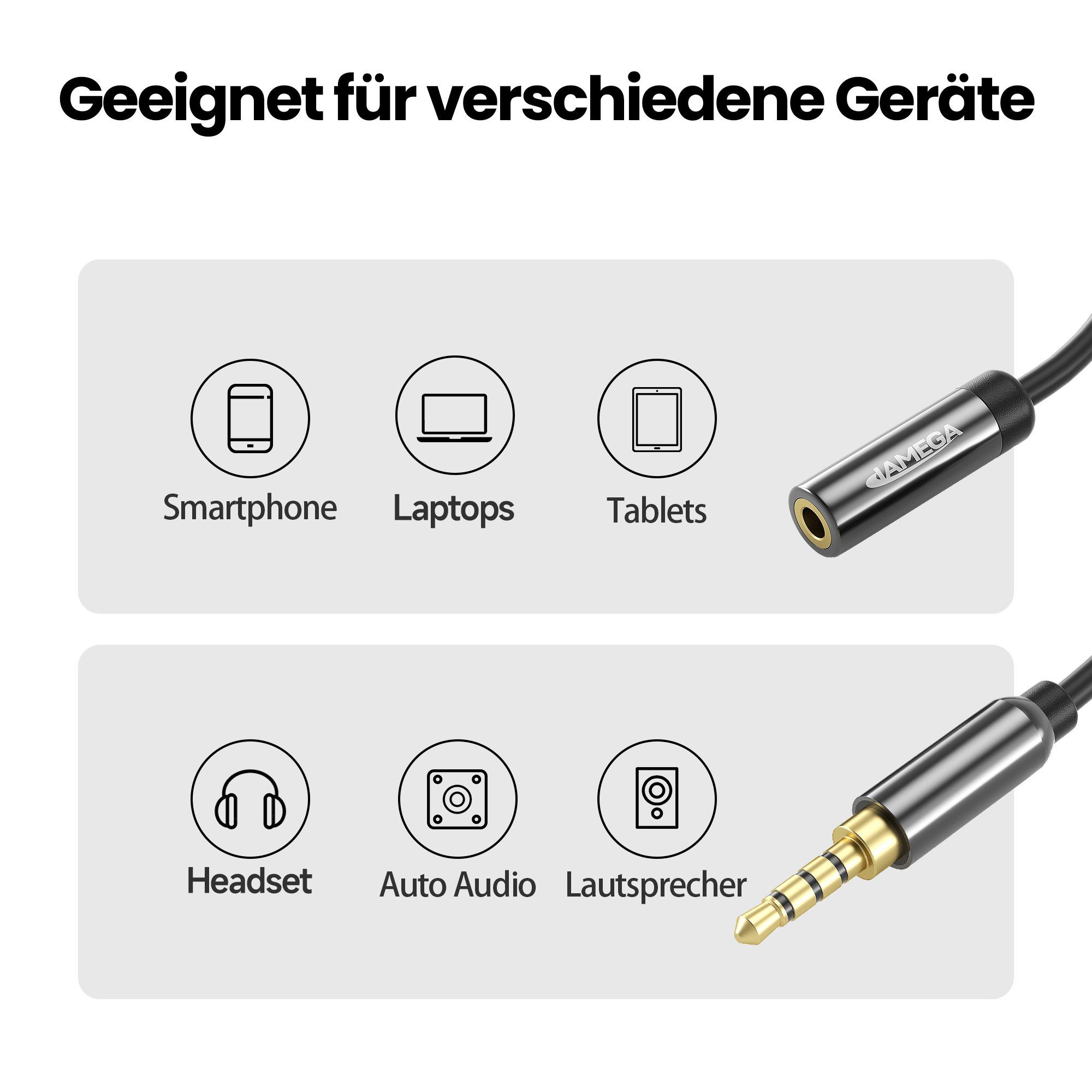 Uxcell RGB-Splitterkabel 4-polig – 1 M Länge, Buchse Auf Buchse, Für 5050/3528 LED-Streifen, 12V, 2 Stück