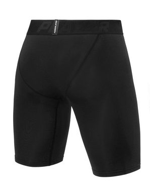 POWERLAYER Funktionsshorts Kompressionsshorts Herren, Baselayer Unterhose - Schwarz, M (1-tlg)