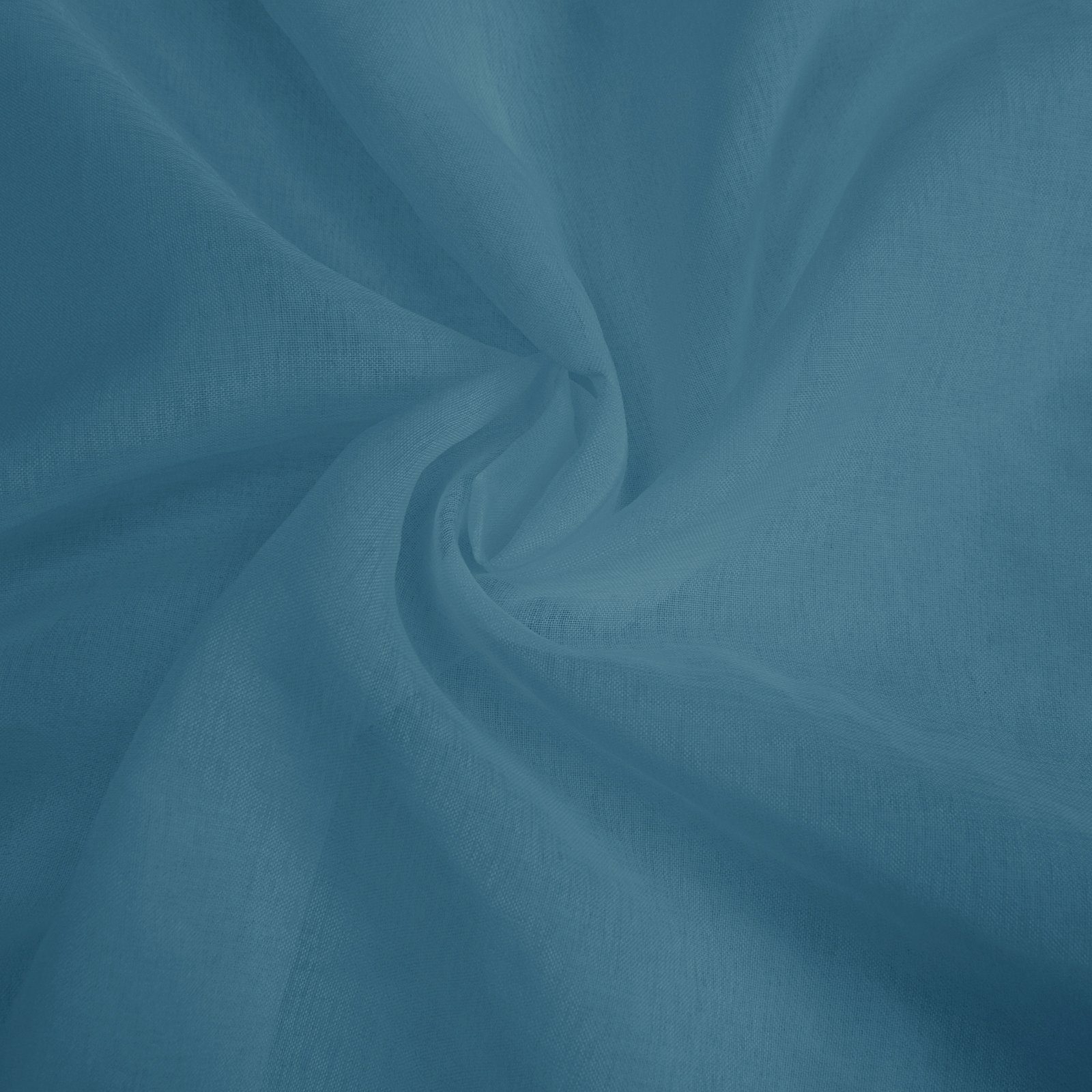 Französische transparent, Stangendurchzug Blau (1 HOMEIDEAS, Türvorhang, St),