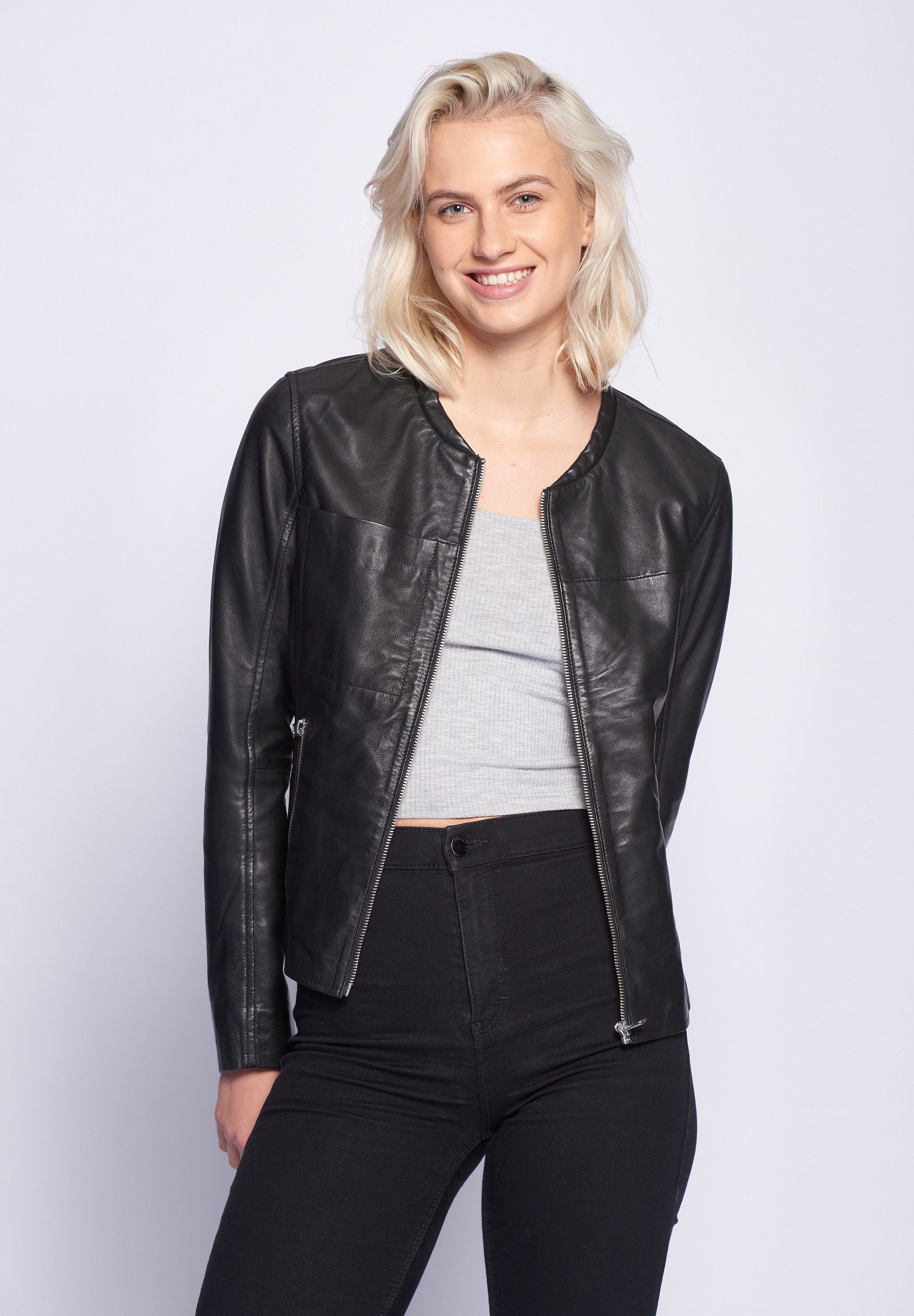 Lederjacke 42020111