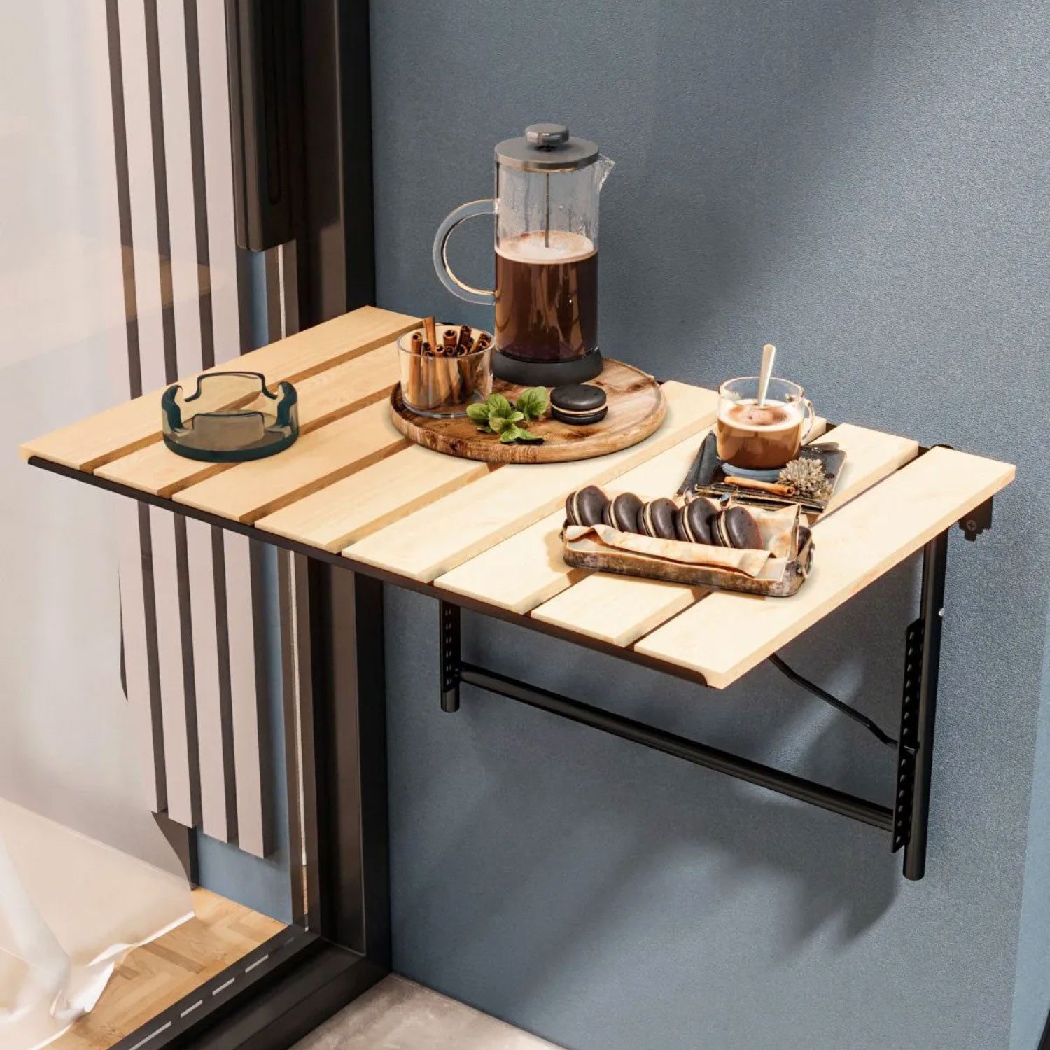 Jungengel Klapptisch Wandtisch Balkontisch Küchentisch 40x60cm Wandmontiert günstig online kaufen