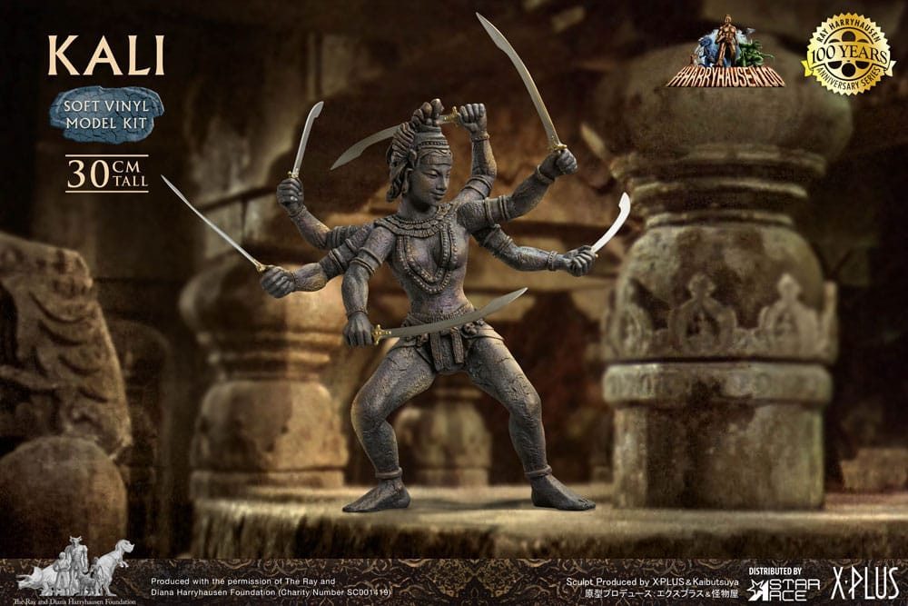 Star Ace Toys Modellbausatz Ray Harryhausen's 100 Years Anniversary Series Kali 30 cm Soft Vinyl M