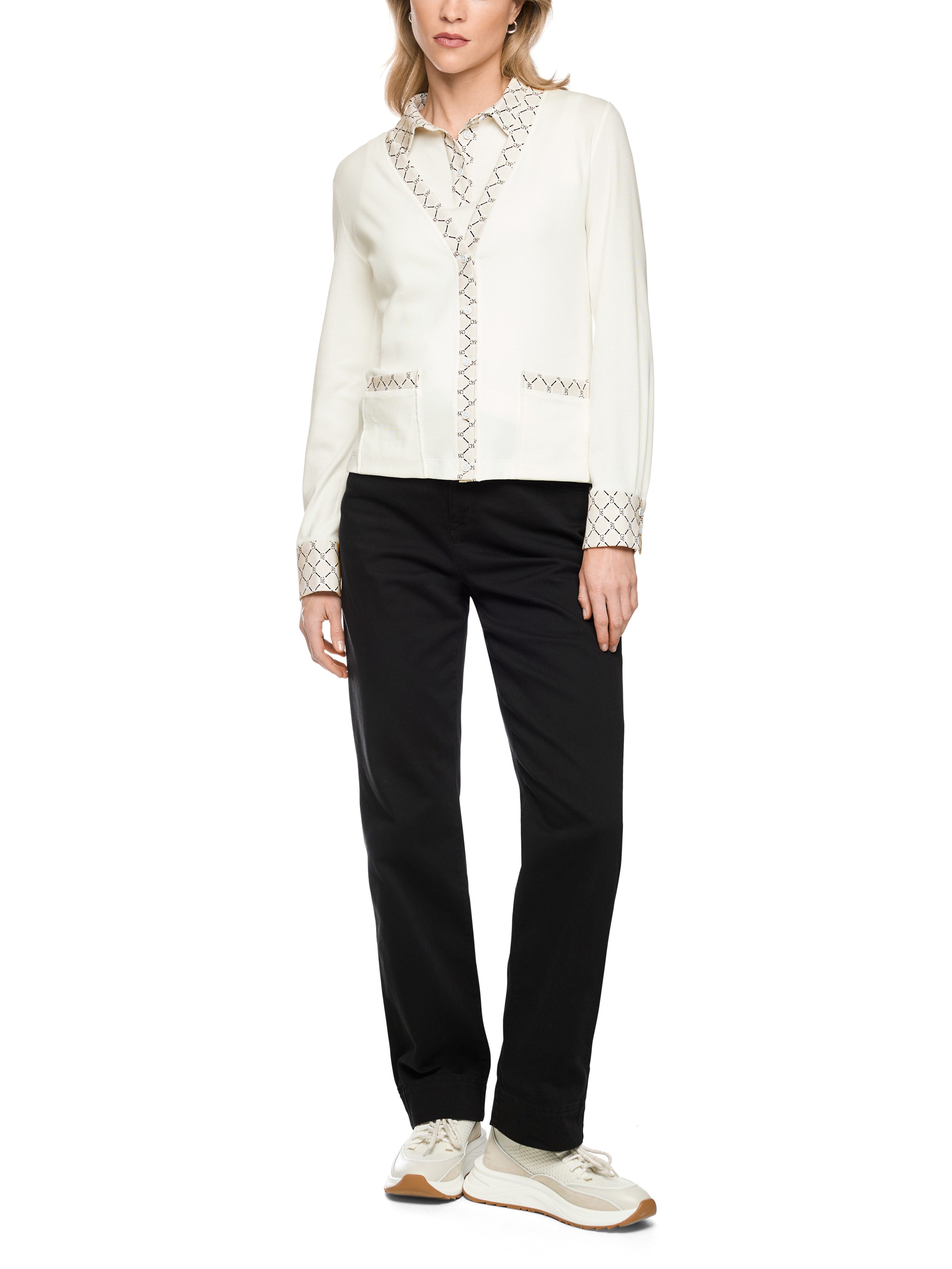Marc Cain Kurzjacke Golden Hour Premium Damenmode mit Printdetails – Bild 5 von 5