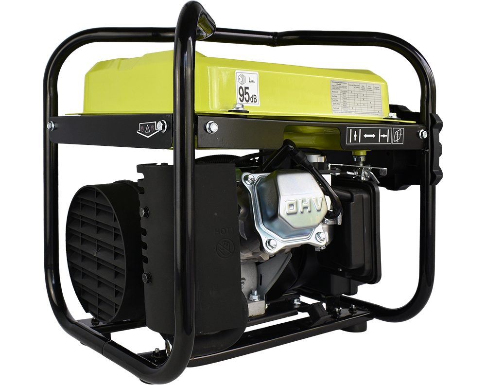 Könner & Söhnen KSB 21i generator, 2.00 kW, (2kW inverter generator with large 10L tank & 2 sockets, 1-piece, pure sine wave, 2x 230V, economy mode, lightweight (20kg), 10 liter tank, 2x sockets, pure sine wave, compact