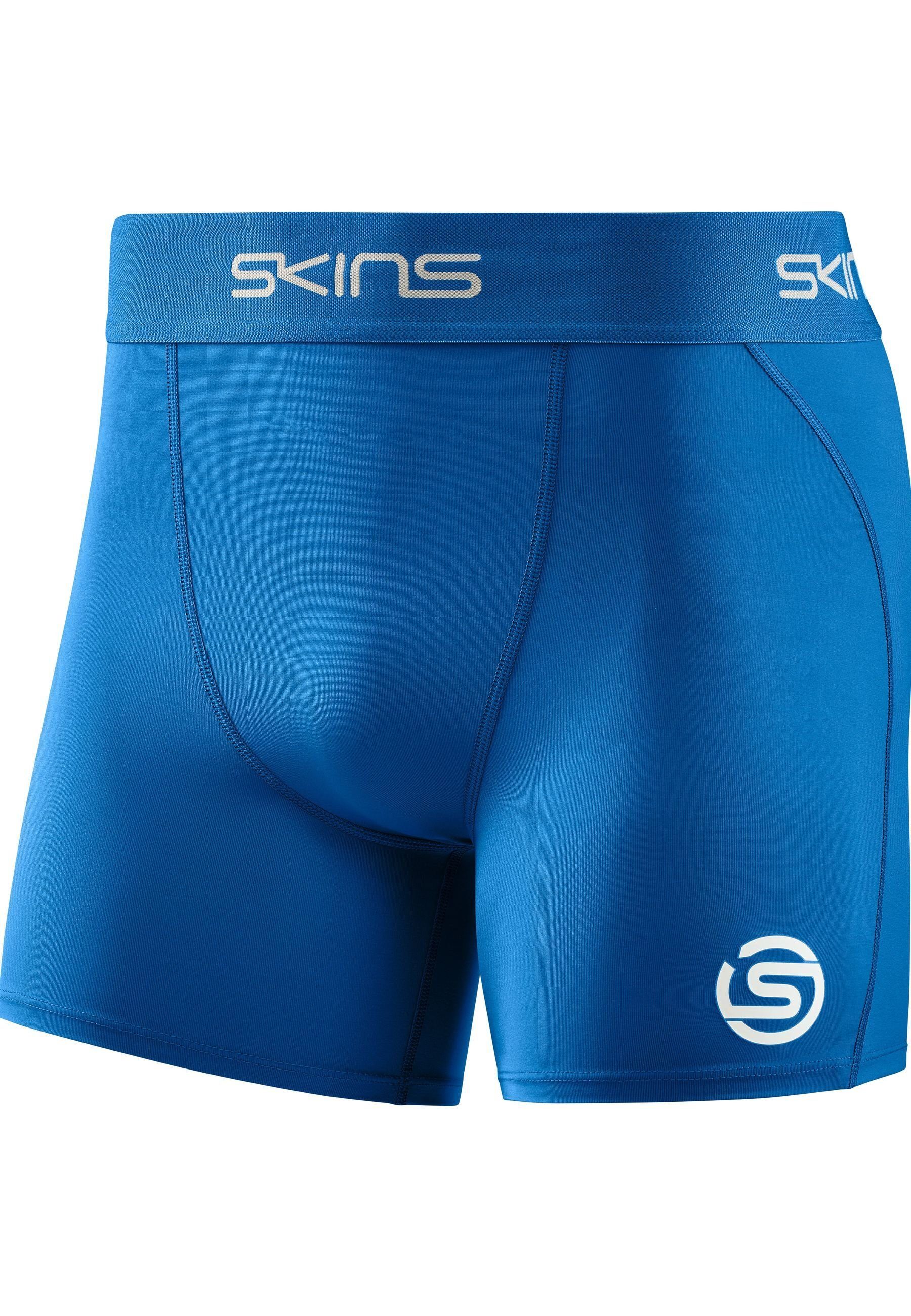 Skins bright (1-tlg) S1 Lauftights Shorts blue