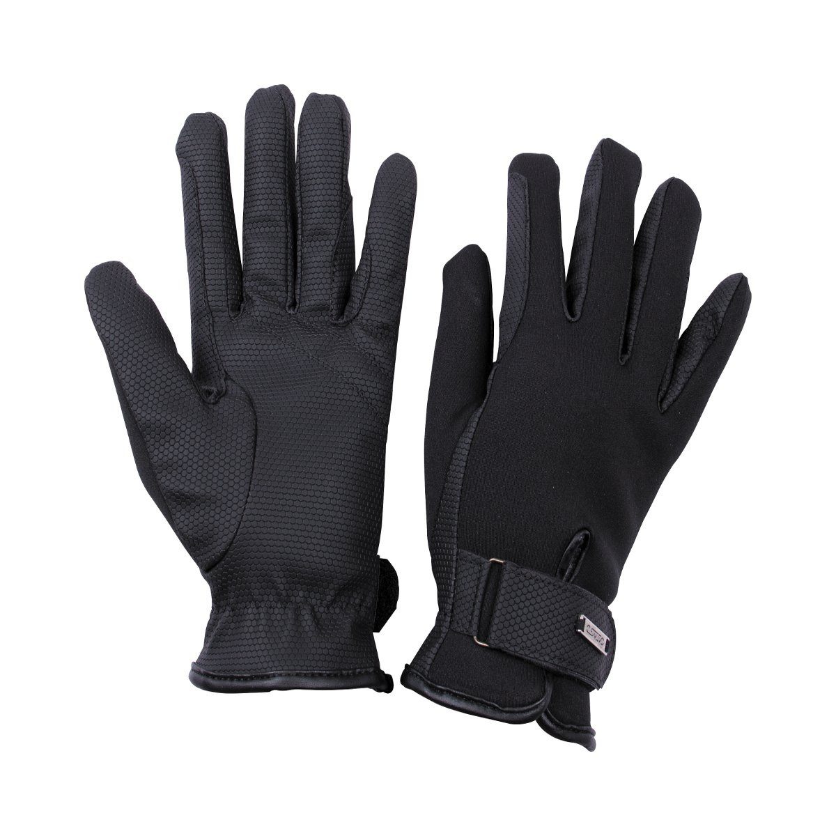 CATAGO Reithandschuhe Reit-Handschuhe Neopren PRO - schwarz - L