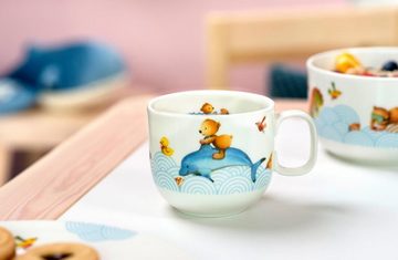 Villeroy & Boch Kindergeschirr-Set Happy as a Bear Kindergeschirr 3er Set (3-tlg), Porzellan