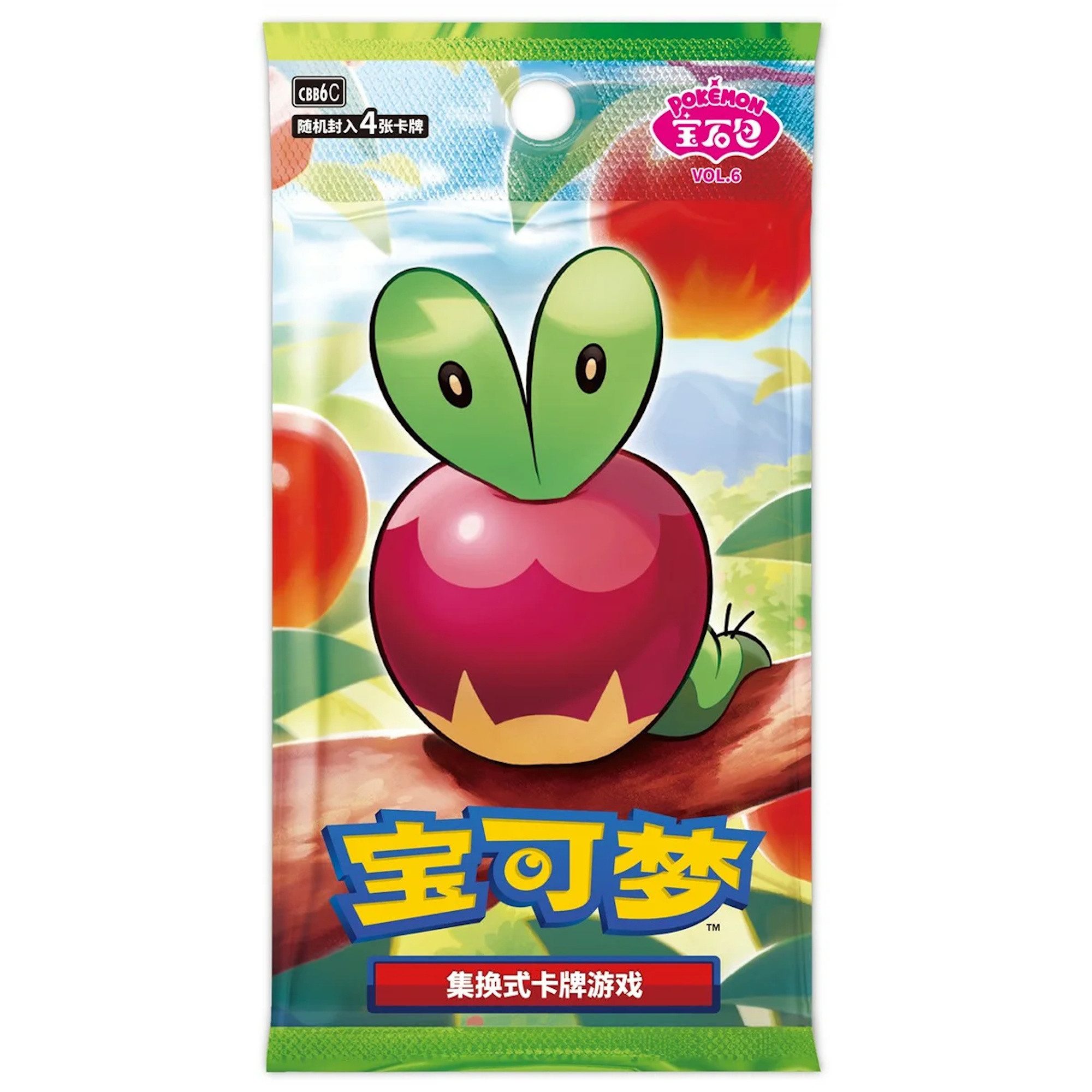 The Pokémon Company International Sammelkarte Pokemon Gem Pack Vol.6 Booster (CBB6C) Chinesisch