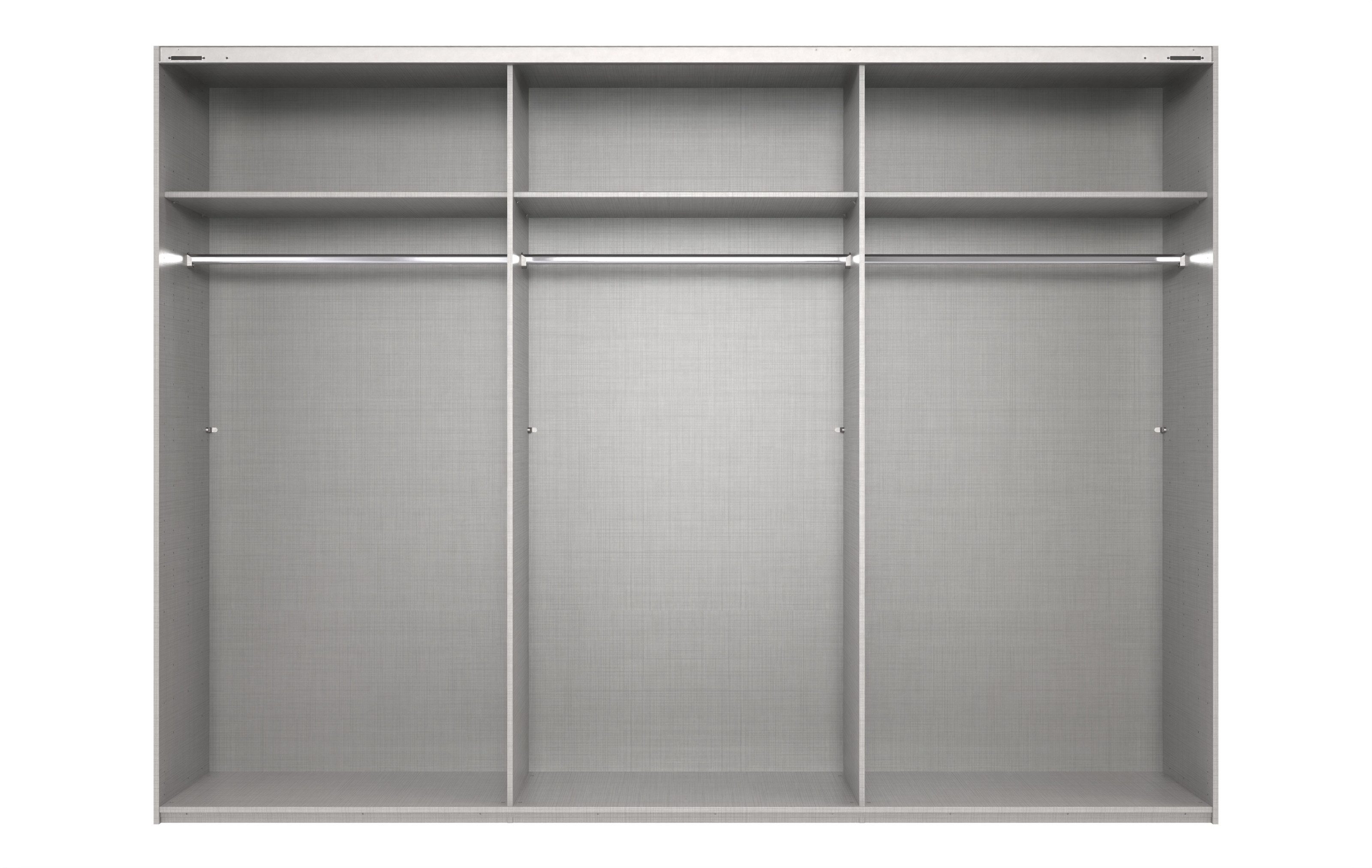 freiraum Drehtürenschrank NADJA in ARTISAN EICHE DEKOR / SPIEGEL - 270x208x58cm (BxHxT)