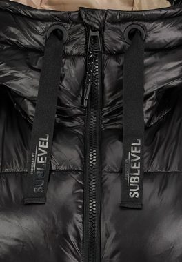 SUBLEVEL Steppweste Stepp weste Kapuze Übergangs Herbst Frühlings Windbreaker bodywarmer