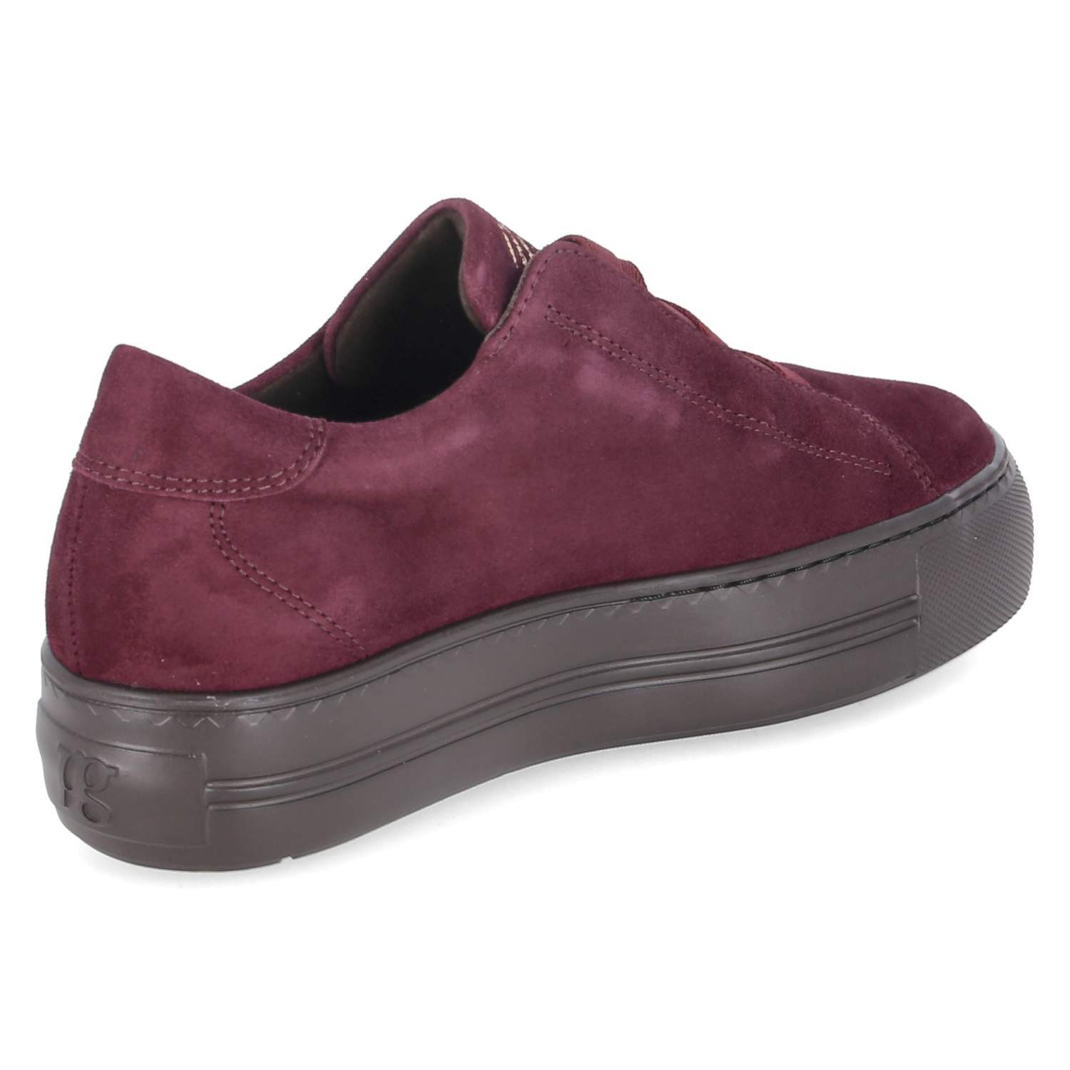 Paul Green Paul Green Plateau Sneaker 5529-060 Damen Rauleder red Schnürschuh – Bild 4 von 5