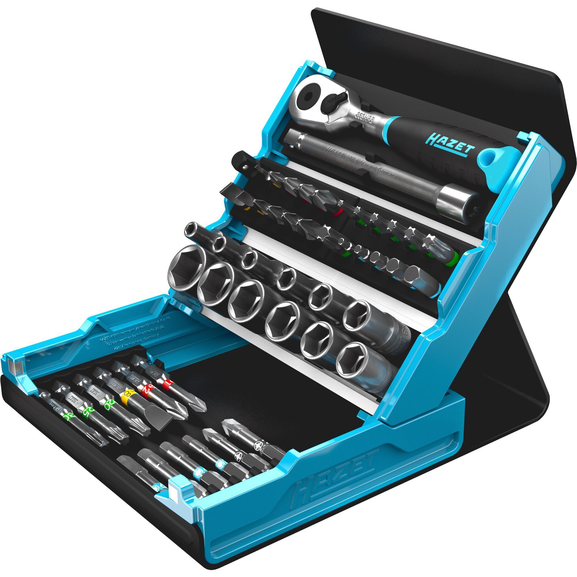 HAZET Werkzeugset Hazet SmartCase Bit-Satz 2200SC-2, 50-teilig, (50-tlg)