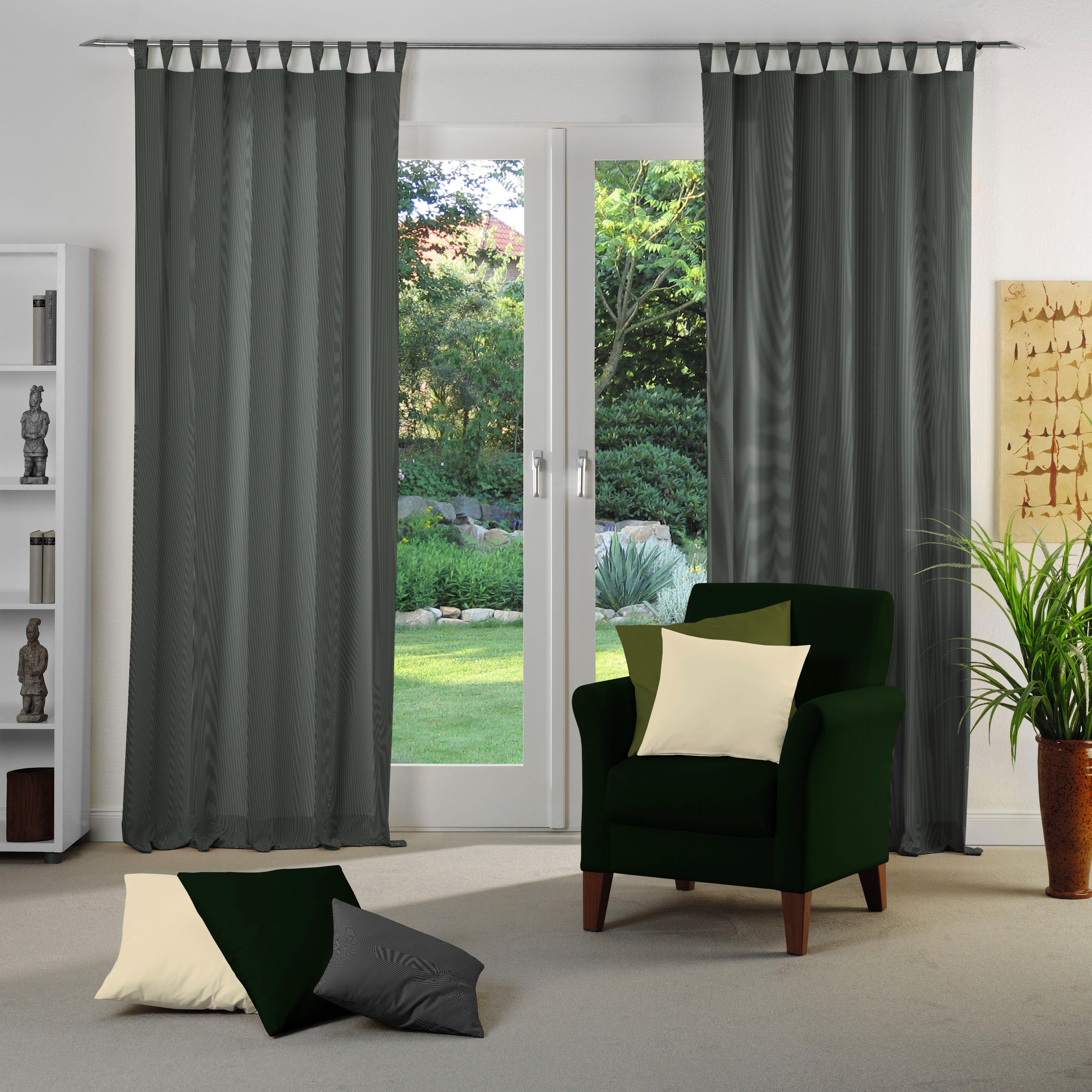 Adam Vorhang Uni Collection (1 St), Schlaufen, blickdicht, Blickdichter aus 100% Bio-Baumwolle