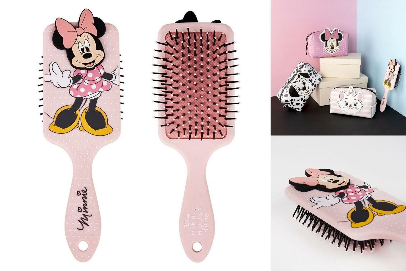 Minnie Mouse Rosa Disney Bürste Minnie Mouse Haarbürste