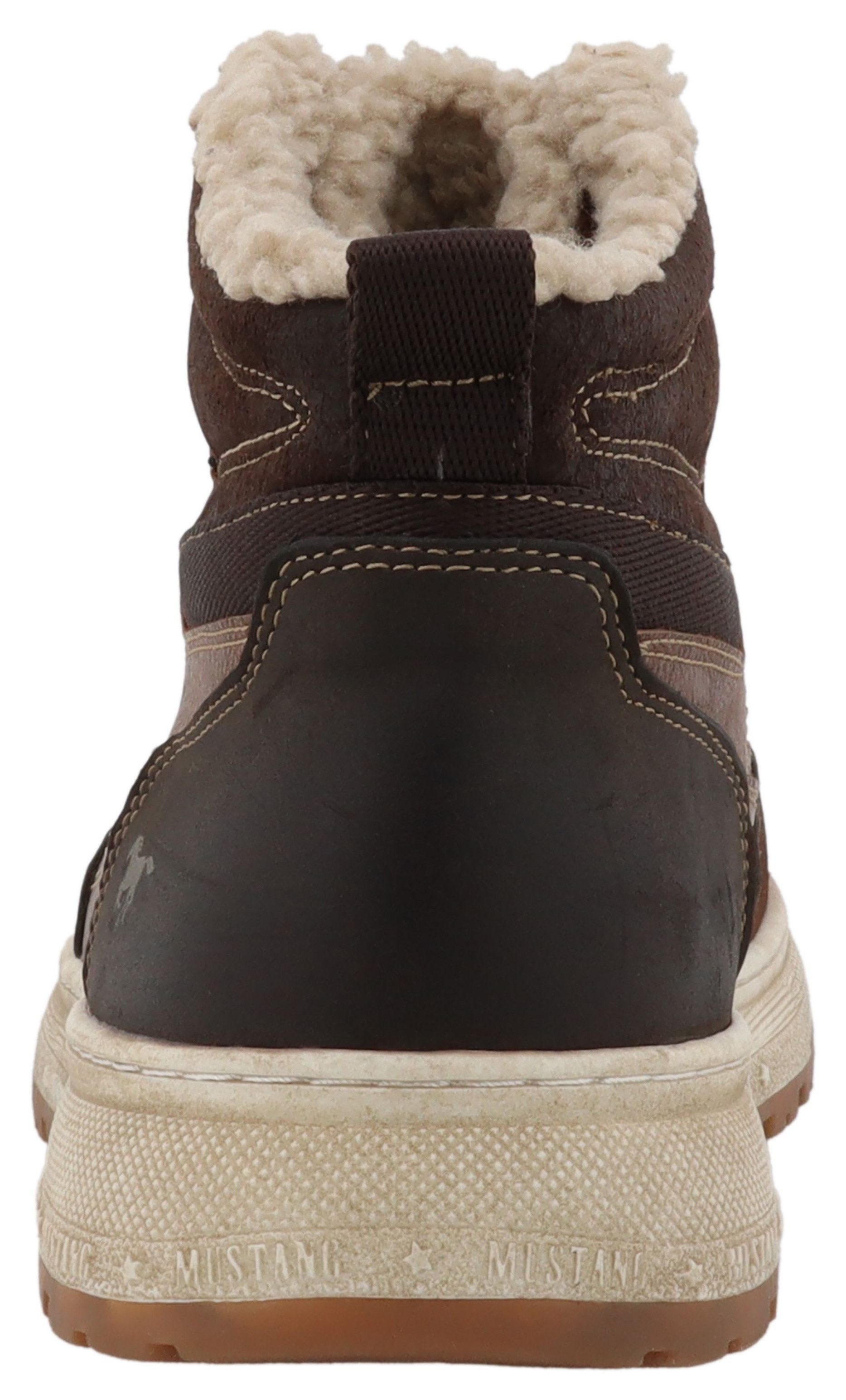 Mustang Shoes Puno Winterboots High Top Sneaker, Schnürboots mit Warmfutter günstig online kaufen