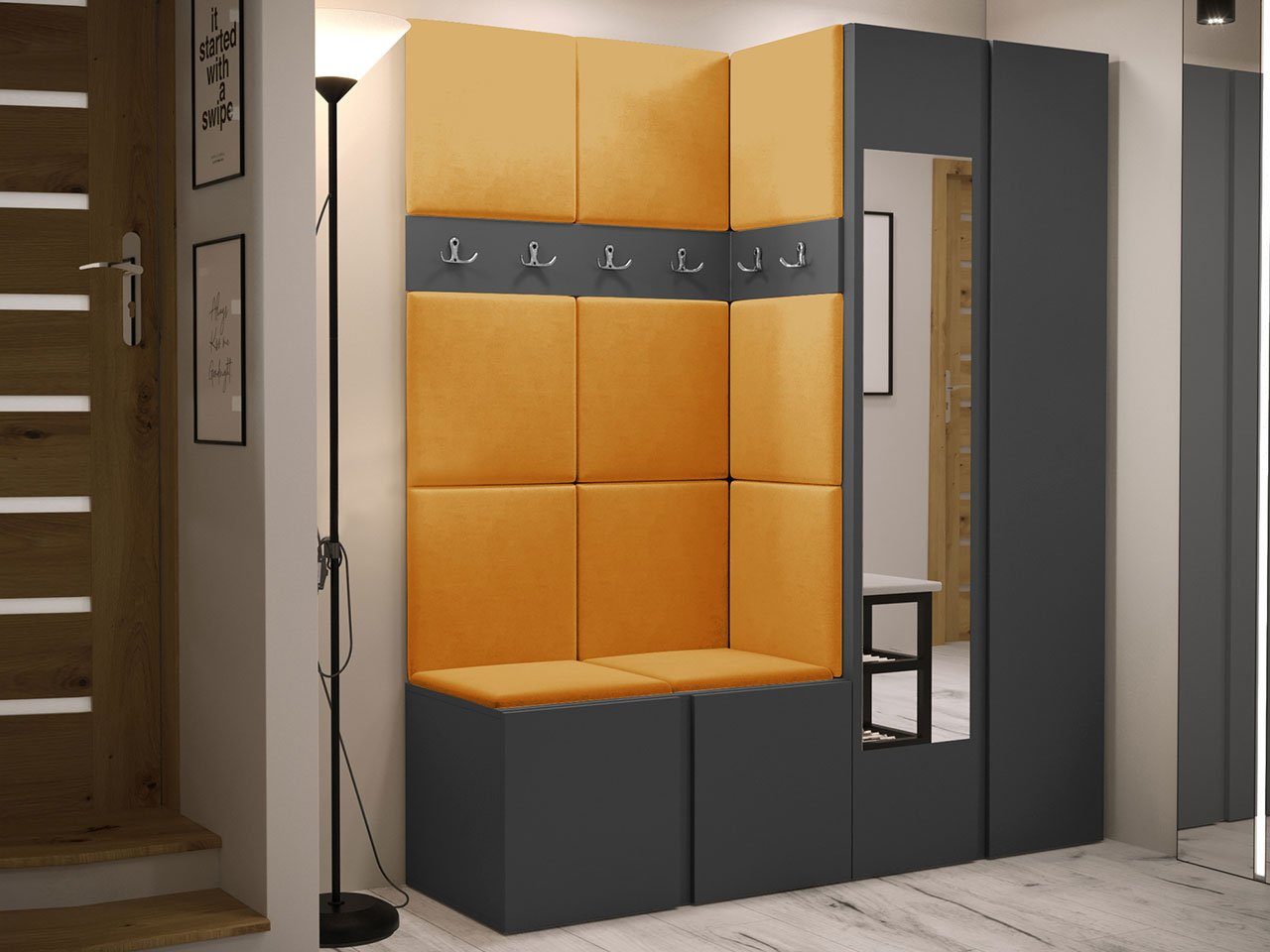 MIRJAN24 Garderoben-Set Orion XII, (Komplett-Set, Schrank, günstig online kaufen
