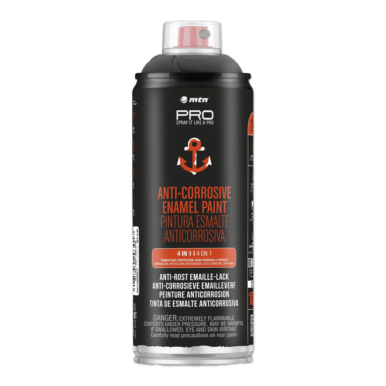 MTN Sprühlack Sprühlack, MTN PRO, Anti Rost Emaille Lack, Farbauswahl, 400ml