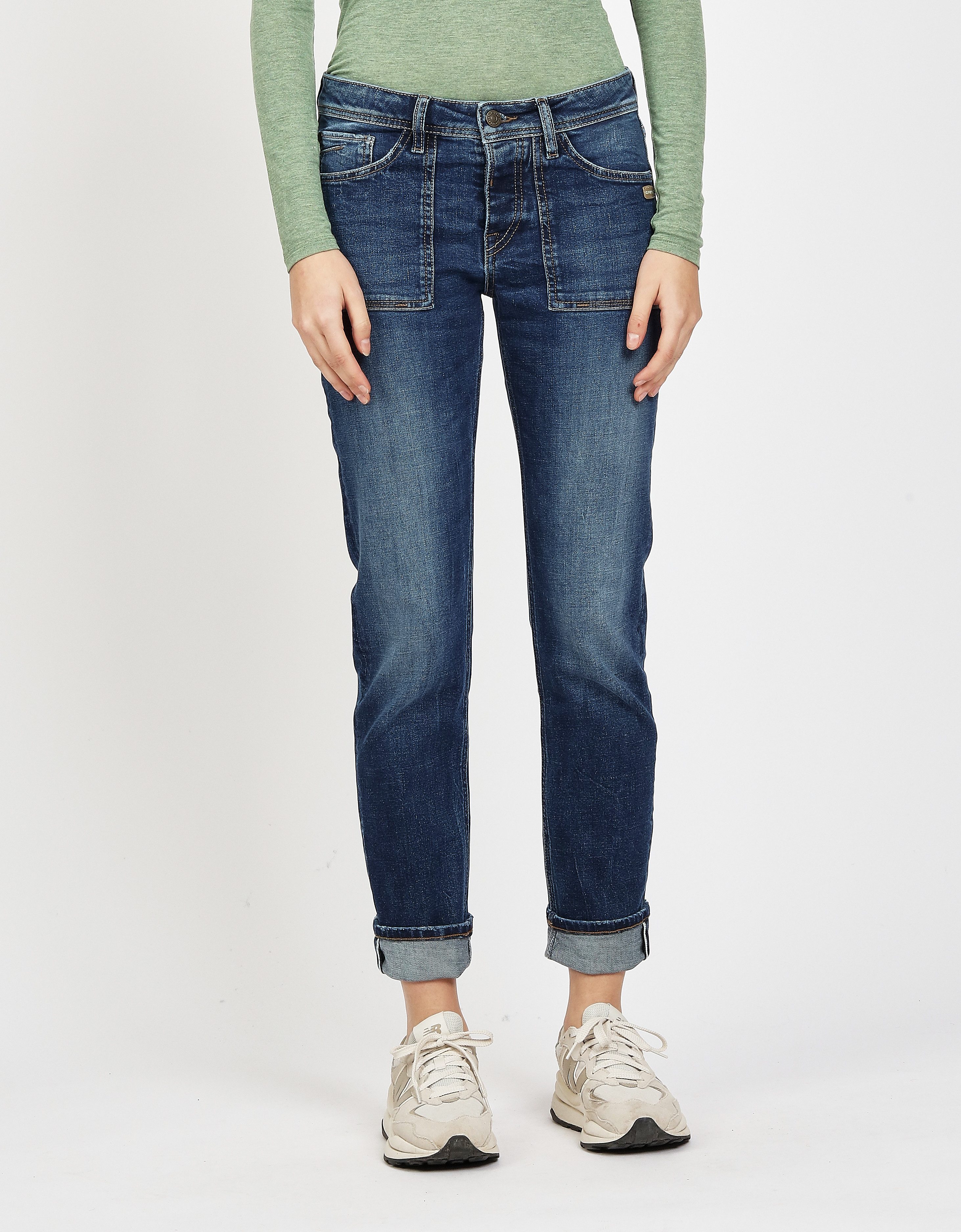 GANG Boyfriend-Jeans 94NICA WORKER cooler, androgyner Look günstig online kaufen