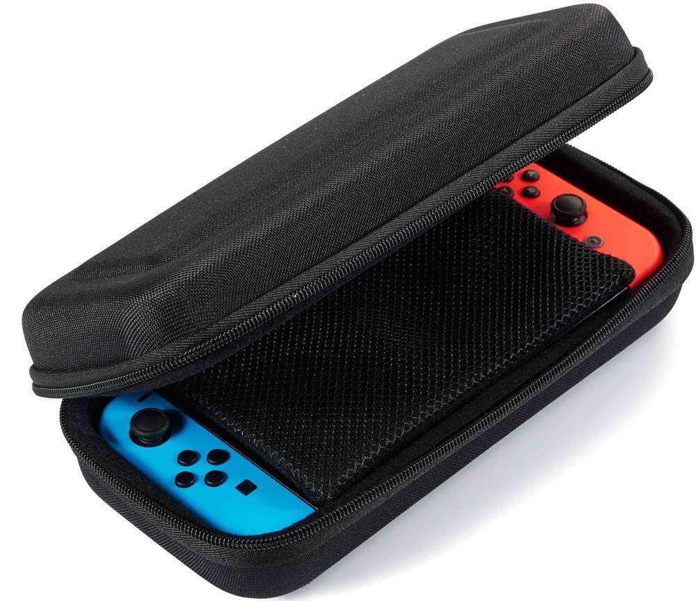 Nintendo Case schwarz Zubehör BigBen Nintendo BB357202 Switch Tasche Transport Classic L