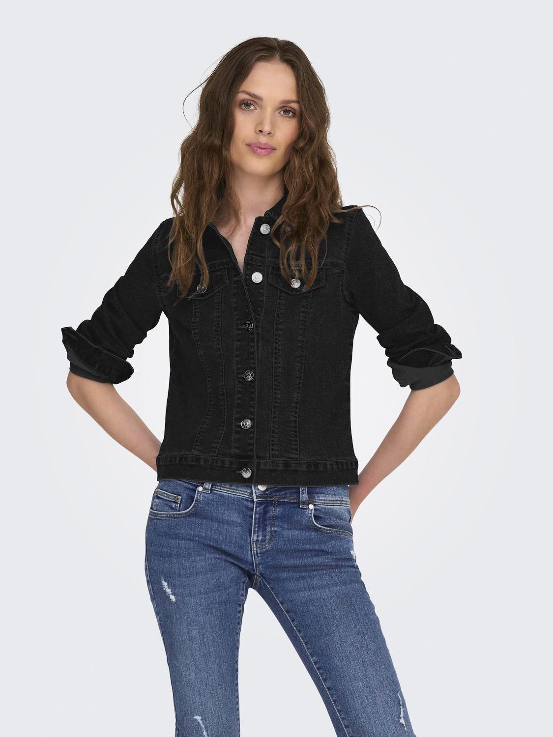 ONLY Jeansjacke ONLMAGIC DNM JACKET GUA elastischer Denim