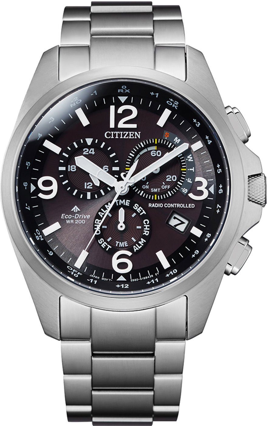 Citizen Quarzuhr Herrenuhr Solartaucheruhr Datum Alarm - Citizen Modell: CB5920-86E
