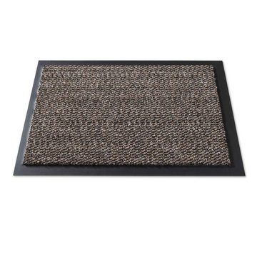 Fußmatte Schmutzfangmatte Azurit, TaraCarpet, rechteckig, Höhe: 6 mm, Flur Gang Küche waschbar Schmutzfänger Fußabstreifer Anthrazit 040x060