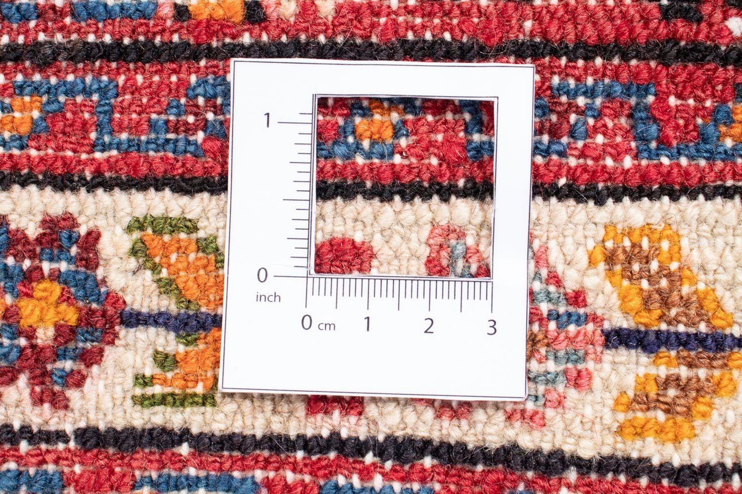 Orientteppich Perser - Nomadic - Einzelstück Handgeknüpft, 92 10 rot, rechteckig, x morgenland, mit Zertifikat 145 Wohnzimmer, Höhe: mm, cm 