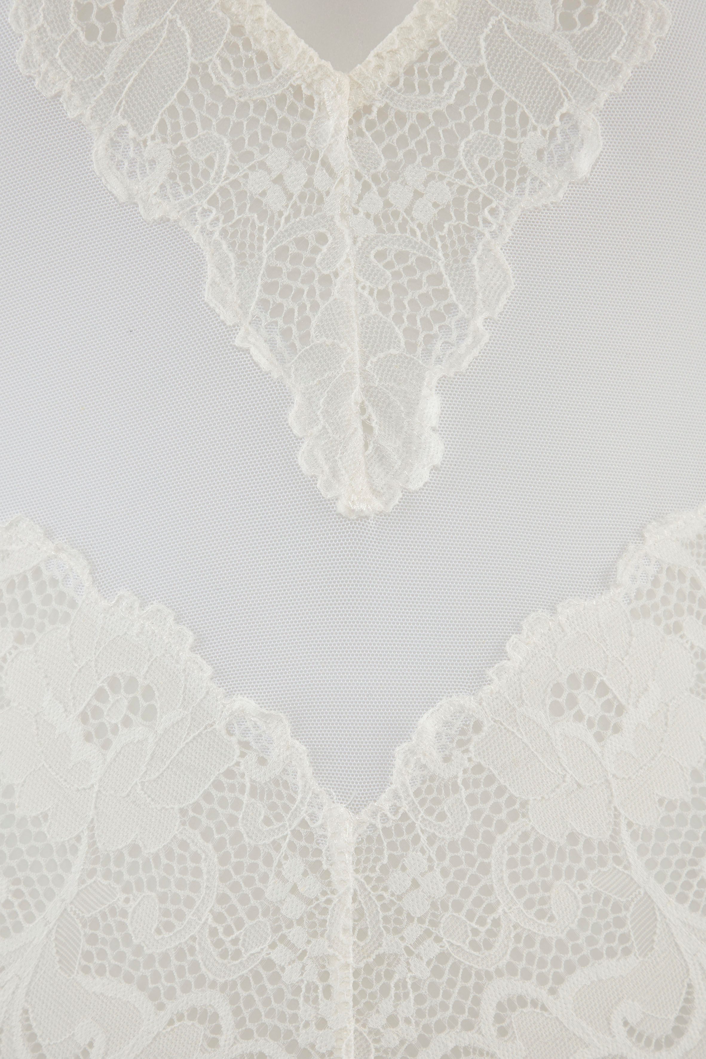 JETTE Body aus floraler Spitze mit Push-up-Effekt, sexy Dessous, Reizwäsche