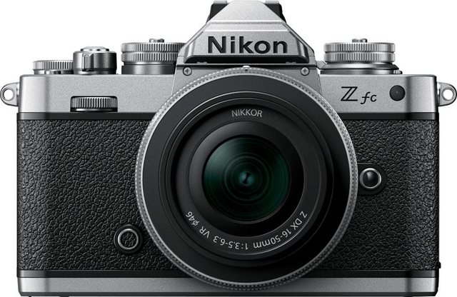Nikon »Z fc 16 50 VR 50 250 VR kit« Systemkamera (Z DX 16 50 mm 1 3.5 6.3 VR (SE), Z DX 50 250 mm 1 4.5 6.3 VR, 20,9 MP, WLAN, Bluetooth)  - Onlineshop OTTO