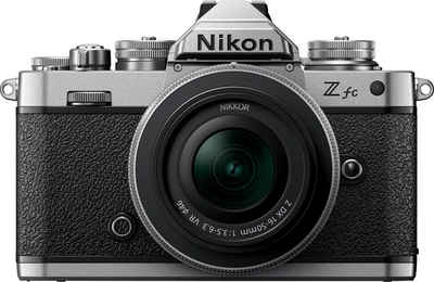 Nikon »Z fc + 16-50 VR + 50-250 VR-kit« Systemkamera (Z DX 16-50 mm 1:3.5-6.3 VR (SE), Z DX 50-250 mm 1:4.5-6.3 VR, 20,9 MP, Bluetooth, WLAN)
