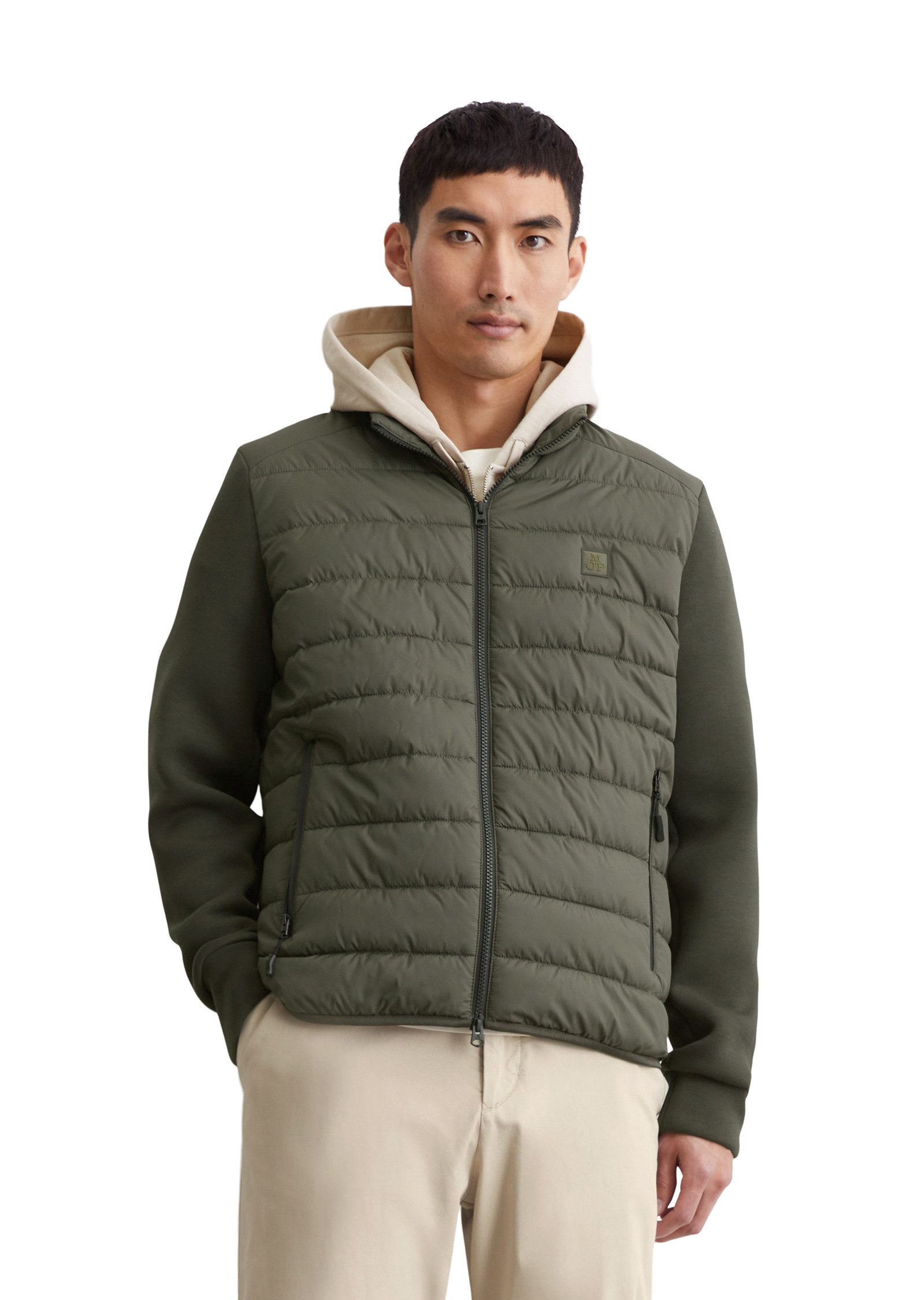 Outdoorjacke mit weichen Scuba-Ärmeln