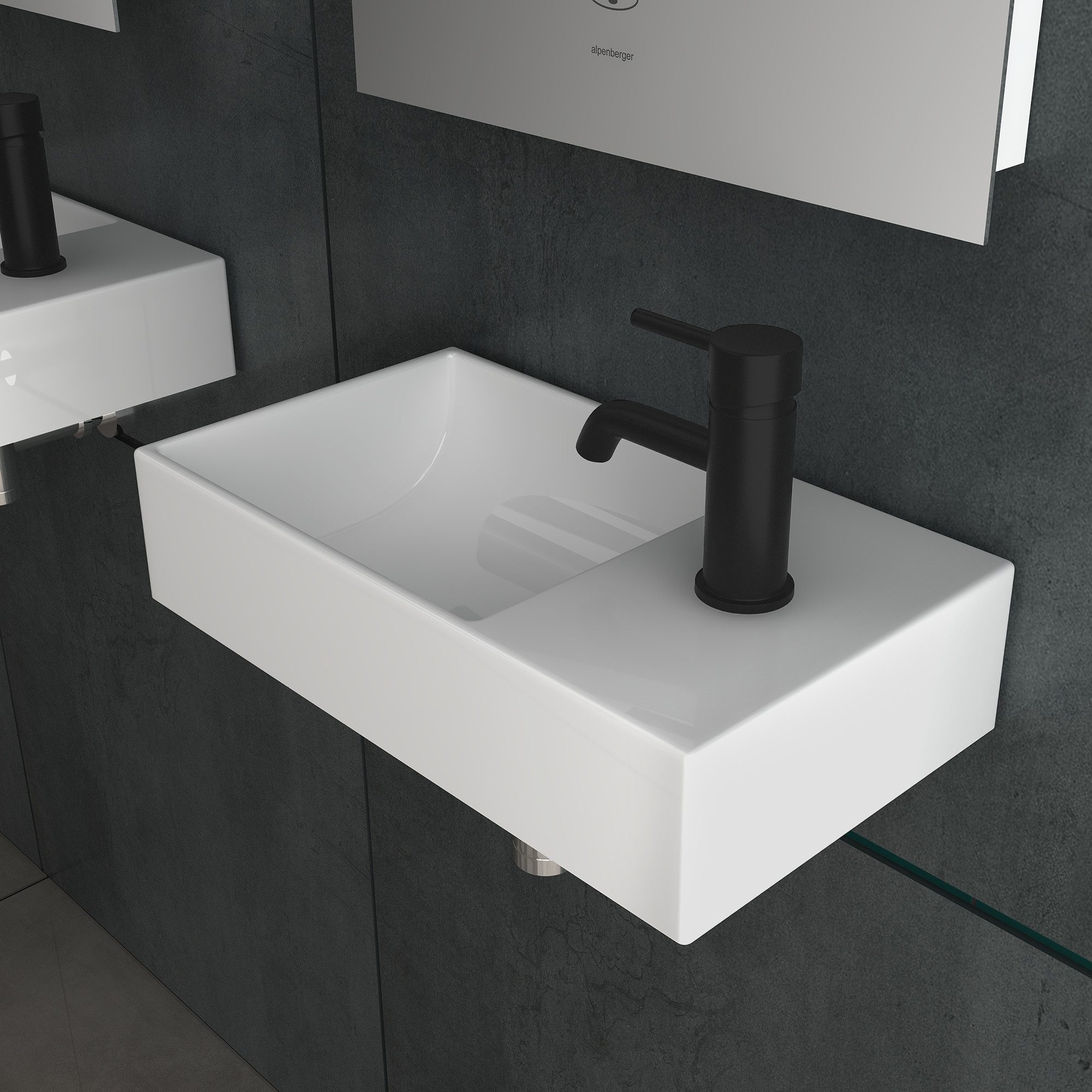 Alpenberger Waschbecken für Gäste WC & günstig online kaufen