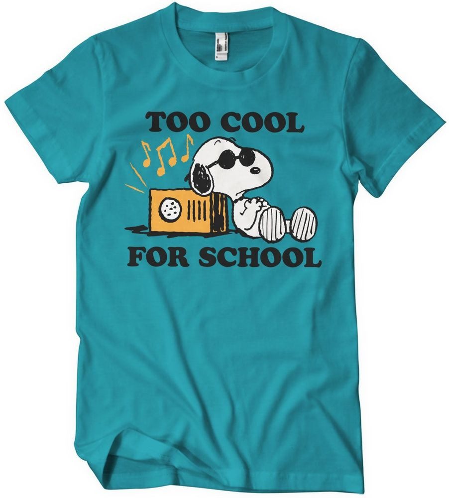 PEANUTS Worldwide LLC T-Shirt Snoopy Too Cool For School T-Shirt