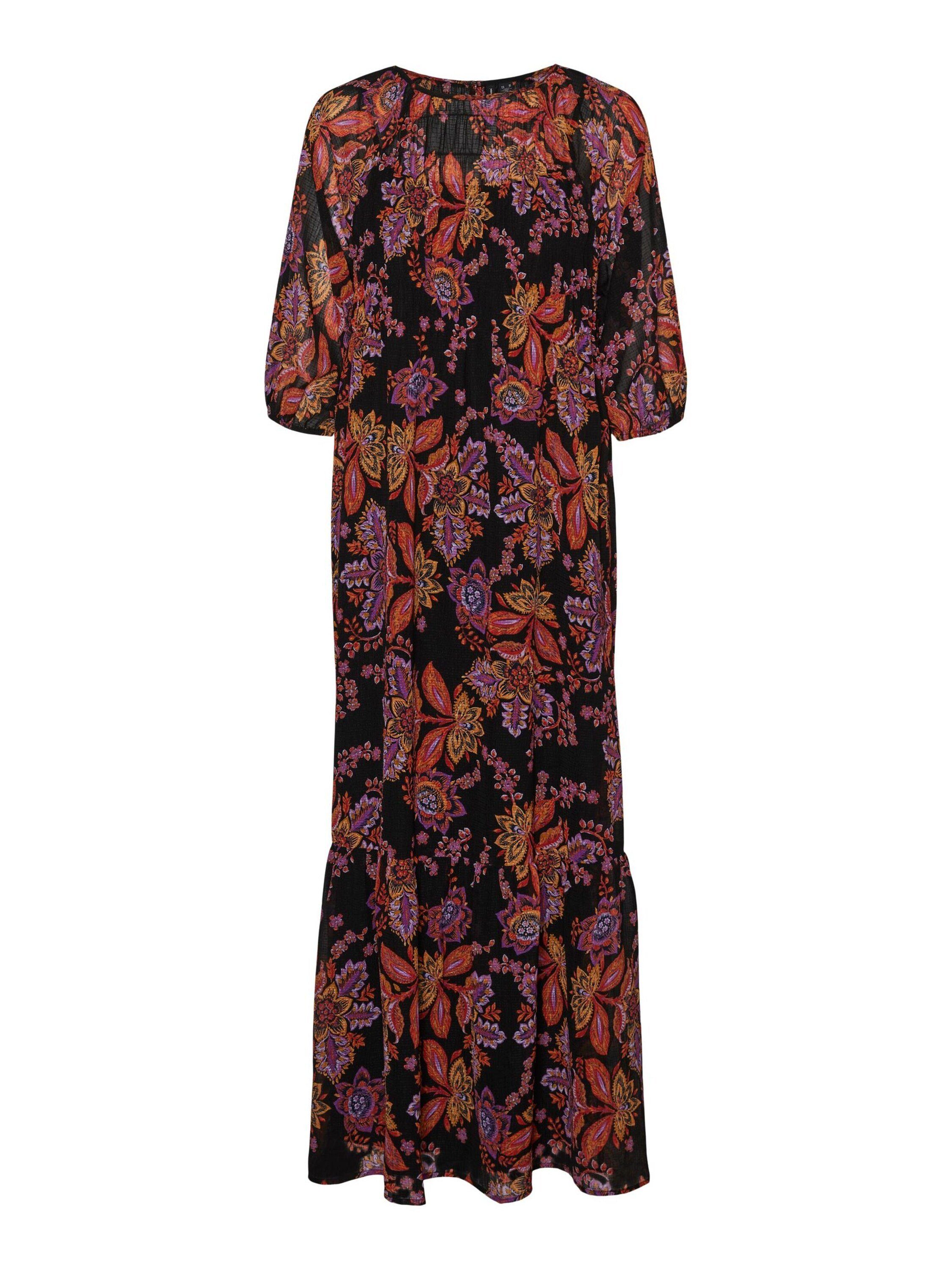 Vero Moda Maxikleid KARA (1-tlg) Drapiert/gerafft