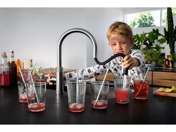 QUOOKER Küchenarmatur Flex Set mit COMBI Reservoir & CUBE Voll-Edelstahl 22XRVSCUBE2 *inkl. 7 JAHRE GARANTIE*