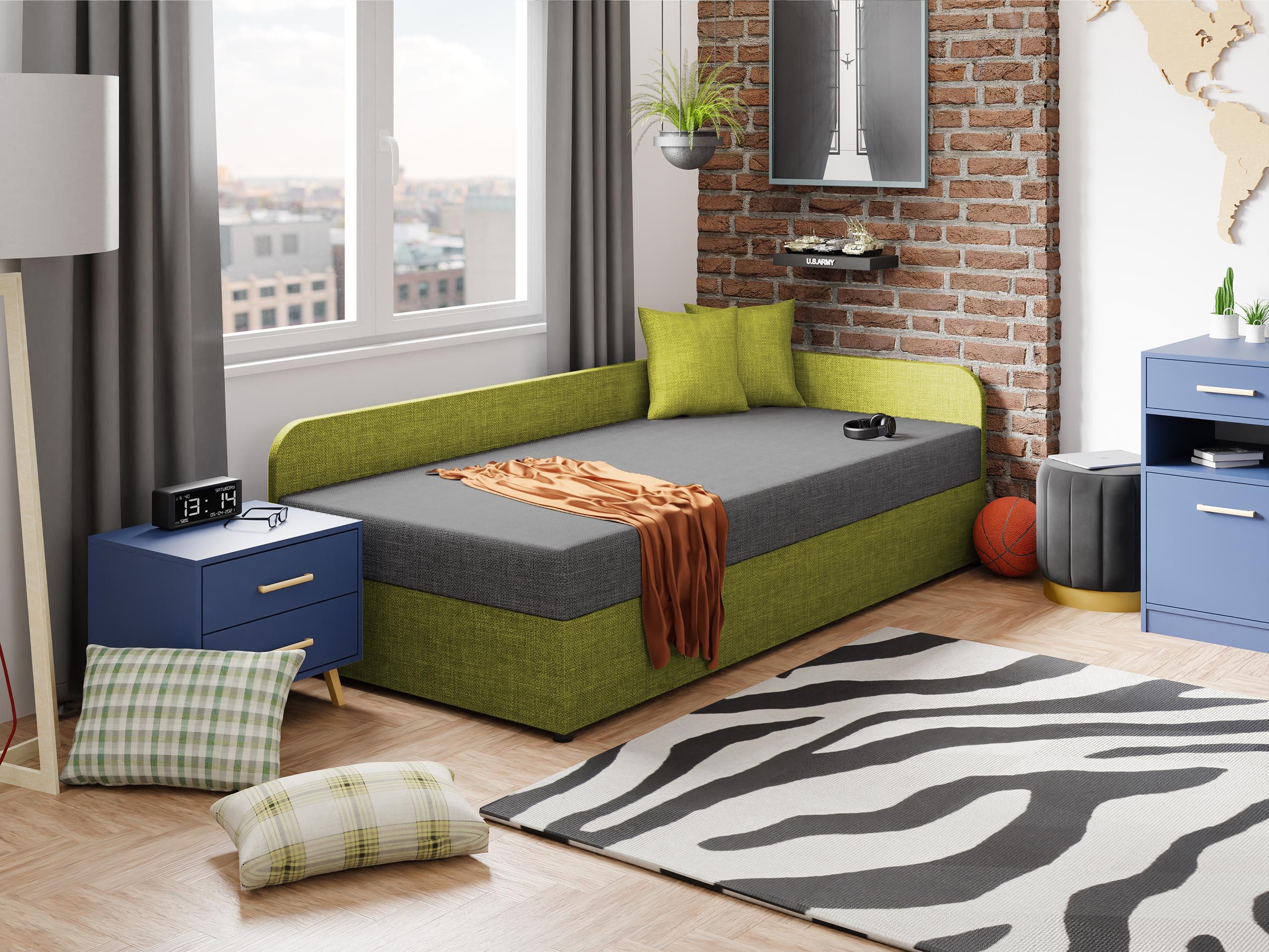 MIRJAN24 Einzelbett Uno (mit Bettkasten), Jungenzimmer, günstig online kaufen