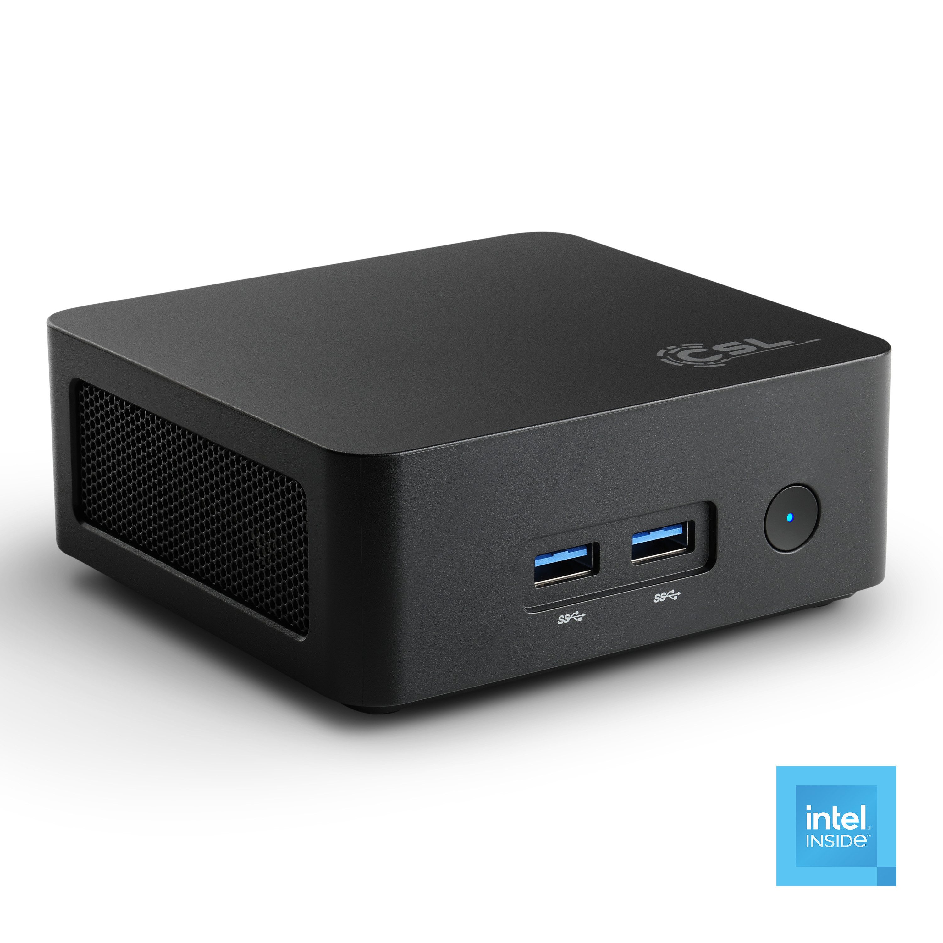 CSL Narrow Box Black N100 PC (Intel N 100 100, Intel® UHD-grafik, 16 GB RAM, 500 GB SSD)